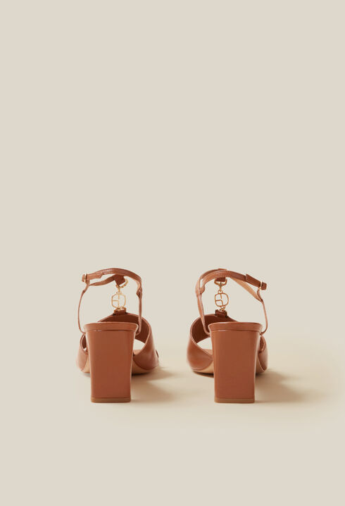 Sandales talon bijou CP
