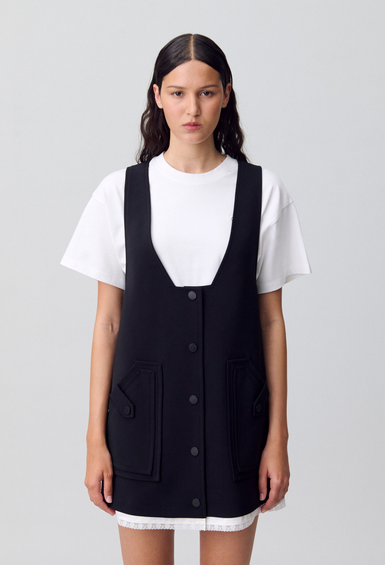 Robe courte chasuble