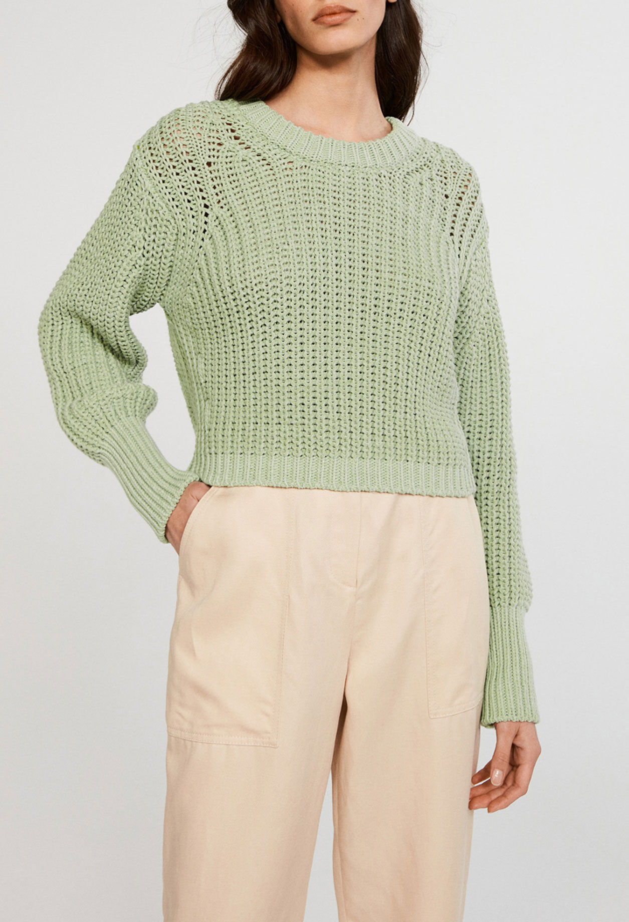 Cropped pullover