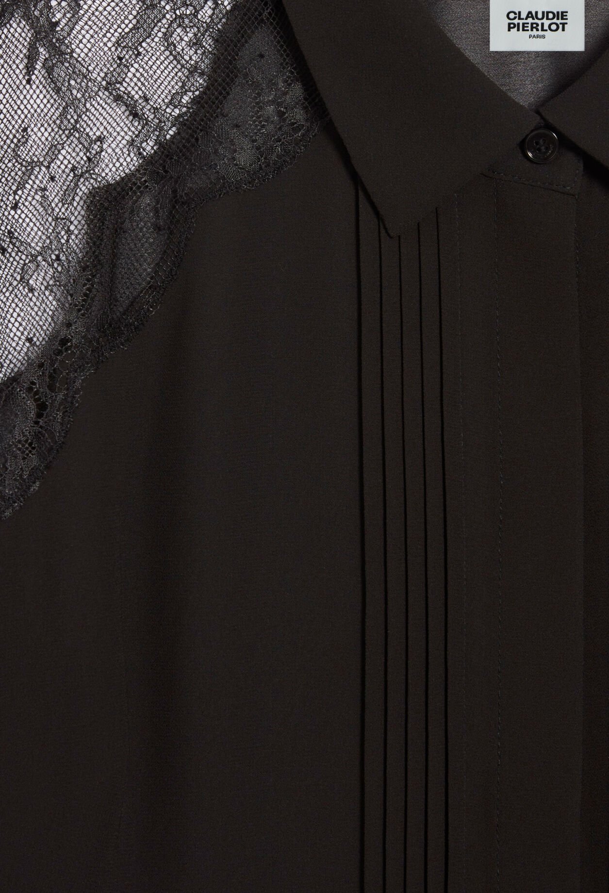Chemise dentelle noire