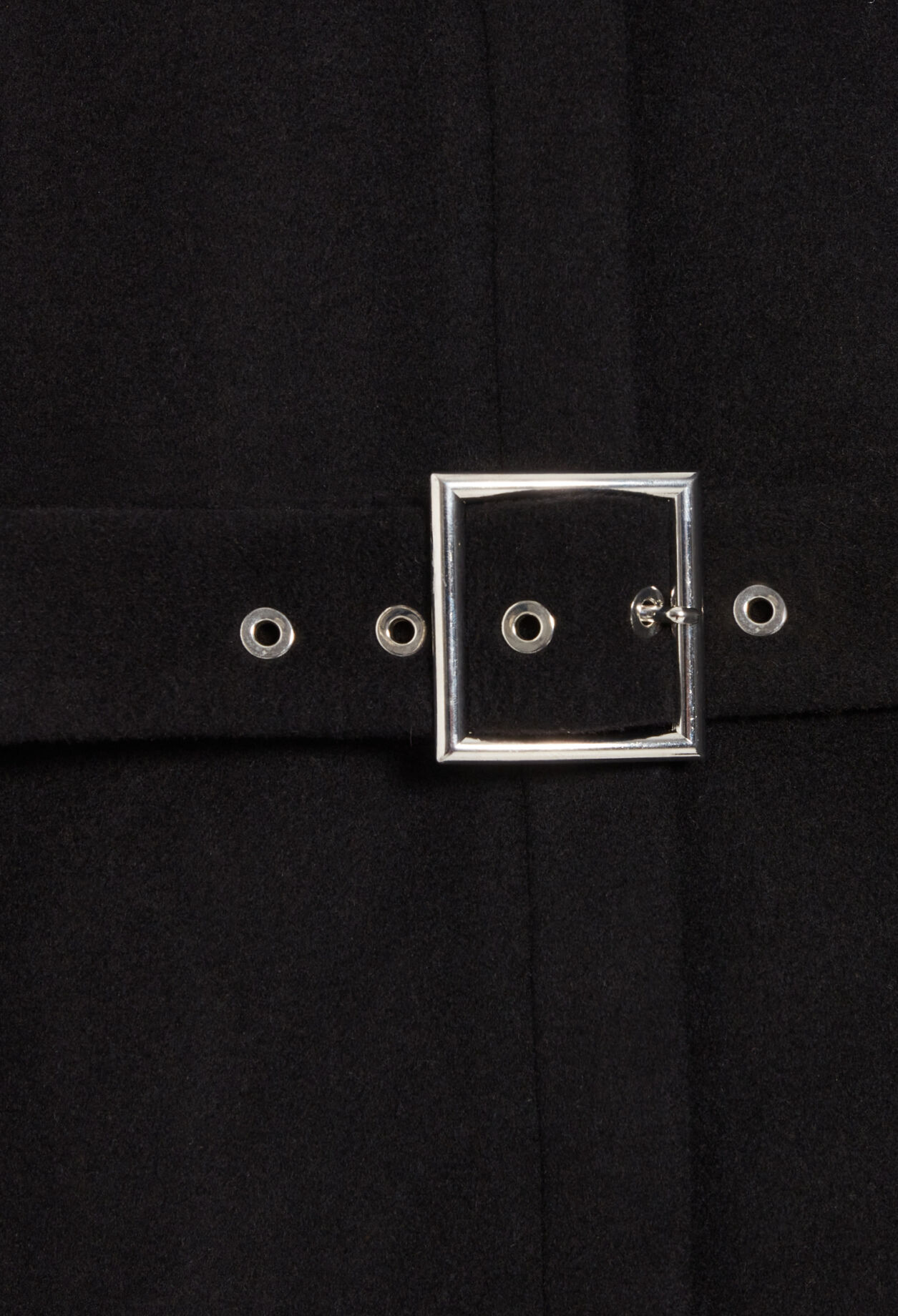 Manteau ceinturé en laine et cachemire