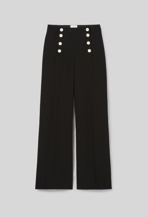 Straight-Leg Sailor Trousers