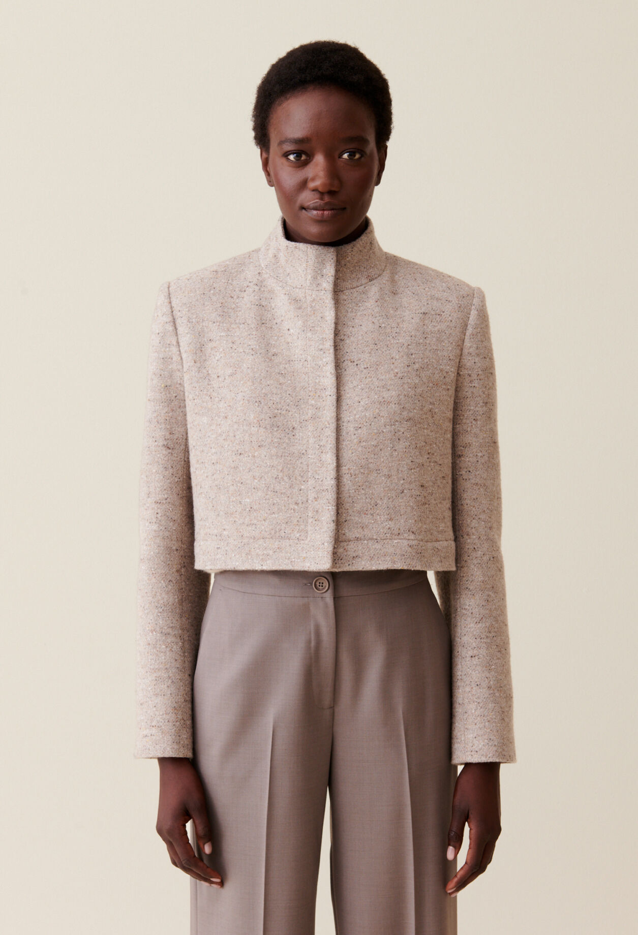 Short Stand Collar Jacket