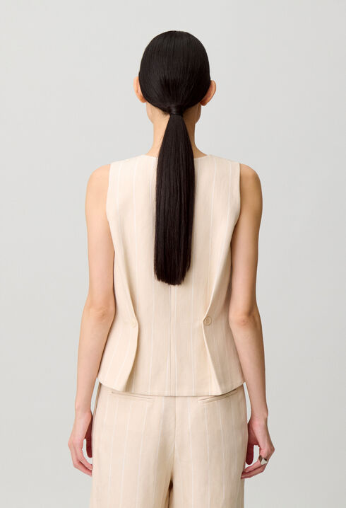 Gilet costume sans manche