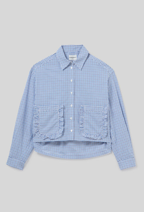 Chemise carreaux poches