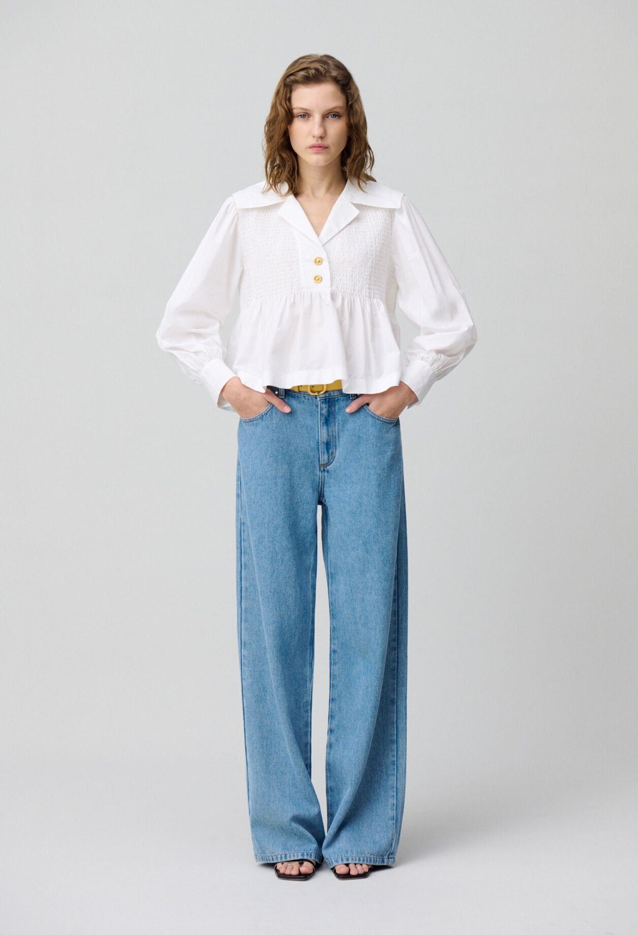 Blouse volantée