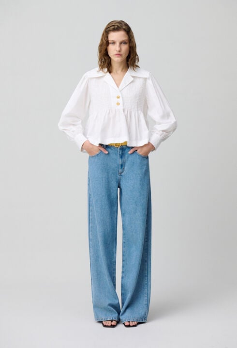Blouse volantée