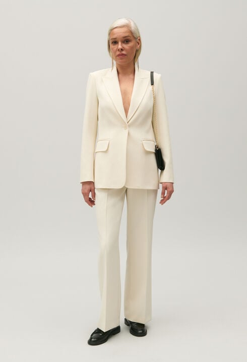 Ivory suit jacket