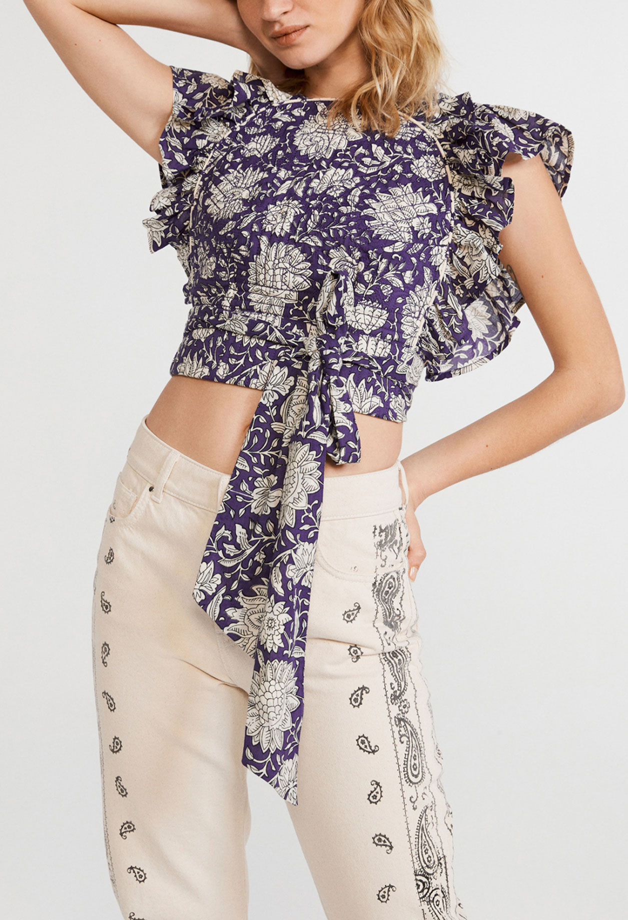 Ruffled top