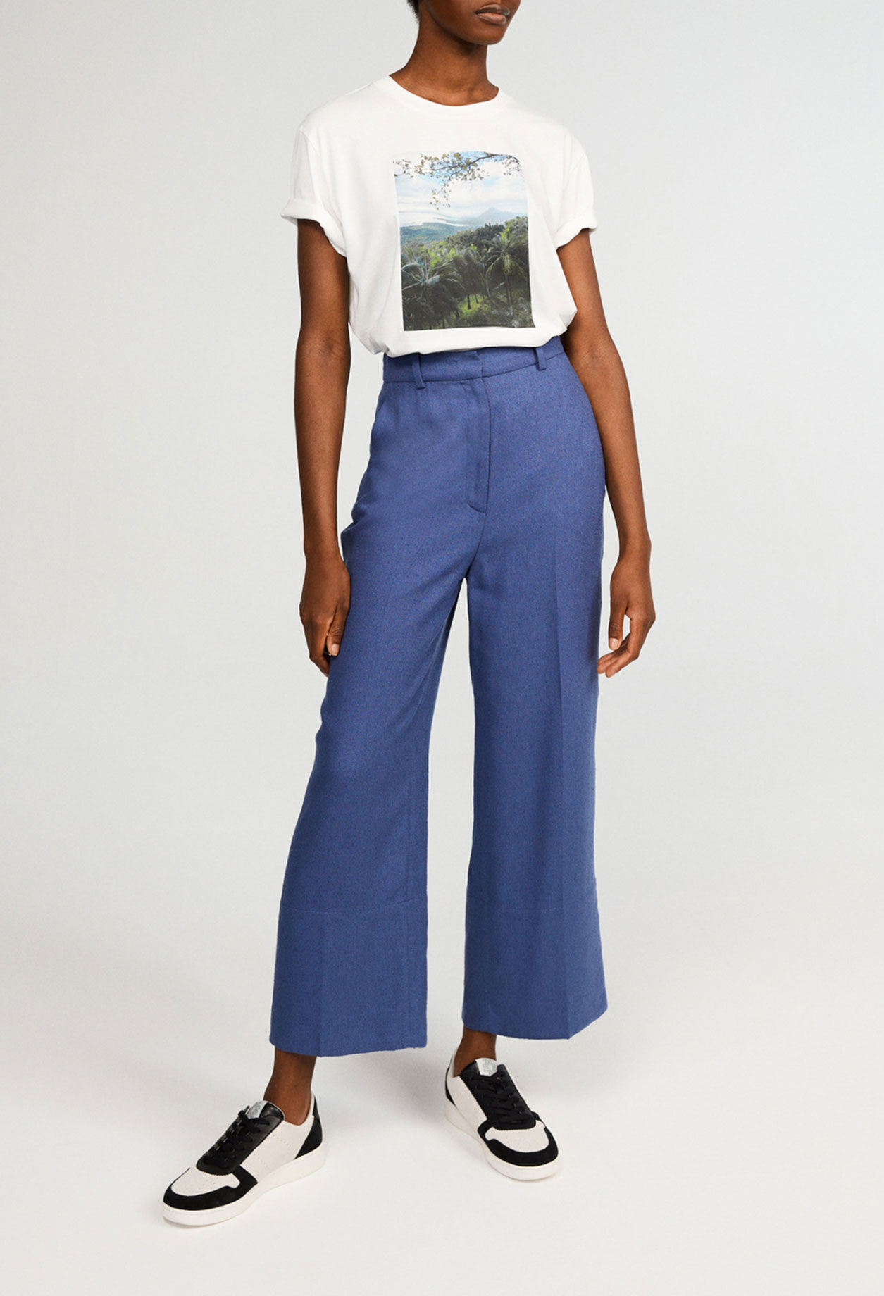 Organic cotton screen-printed T-shirt