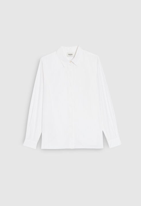 Chemise blanche classique coton