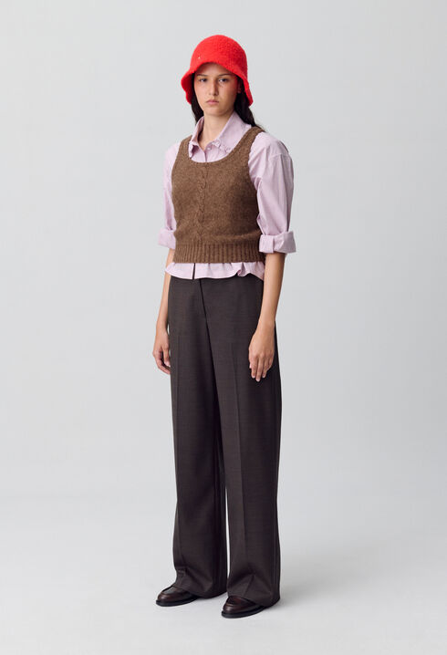 Top maille fine