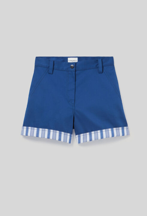 Striped short shorts