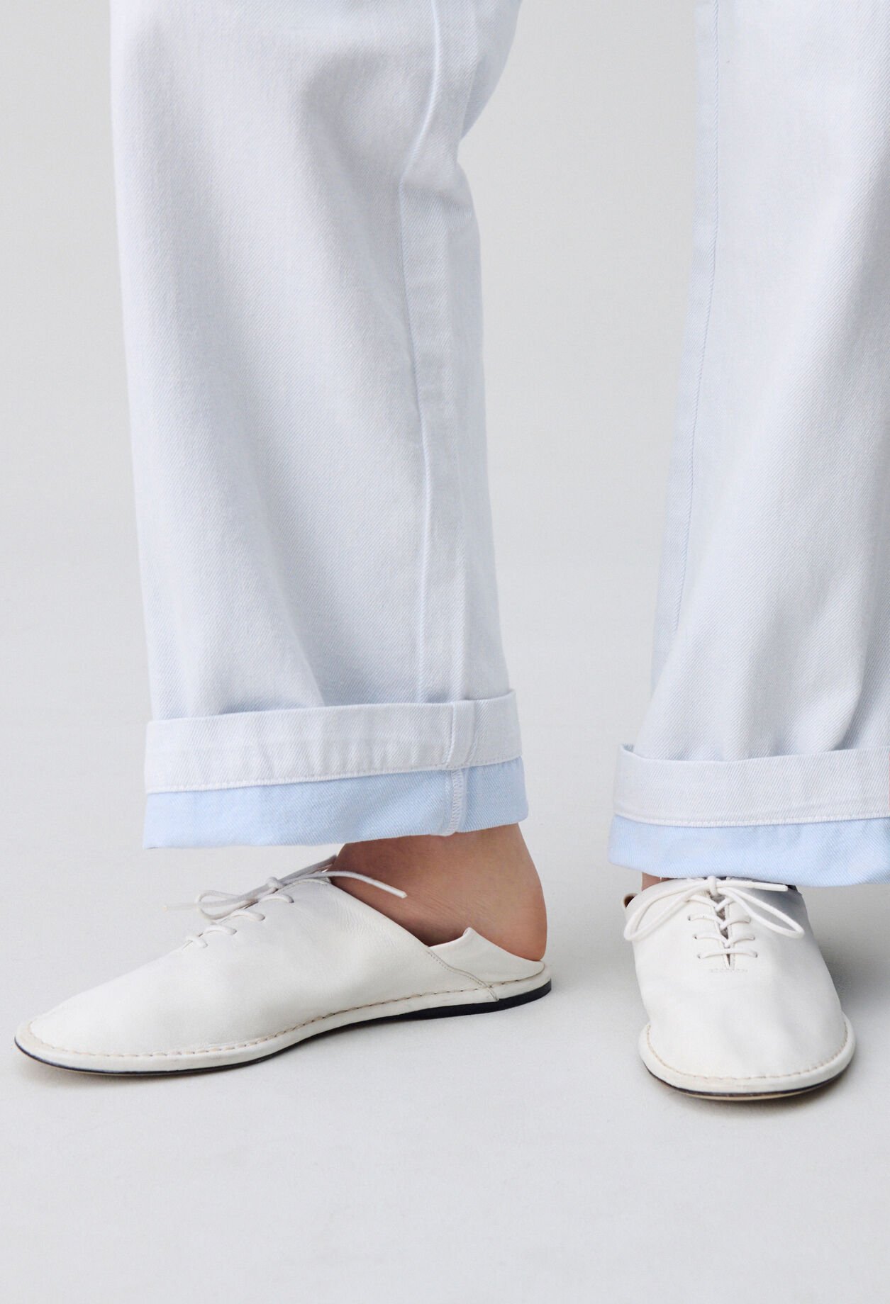 Soft leather brogues