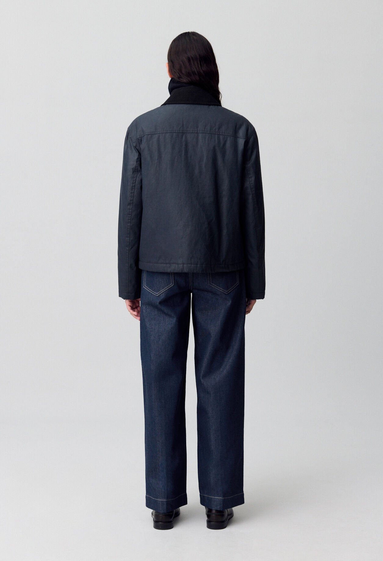 Parka courte cirée