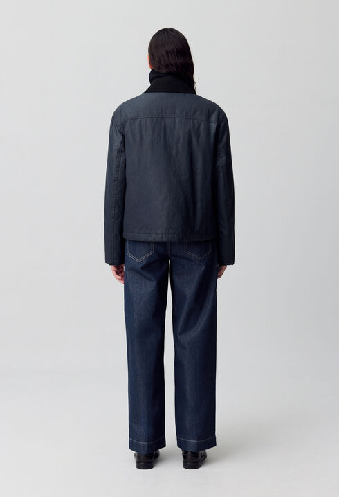 Parka courte cirée