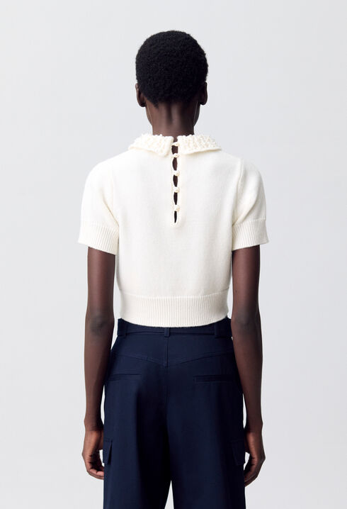 Top maille court