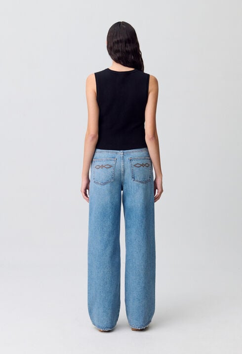 Button-Up Knitted Top