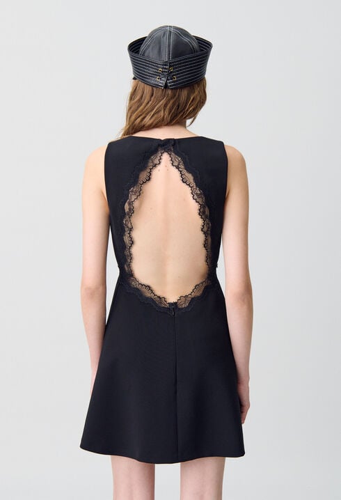 Robe dos nu dentelle