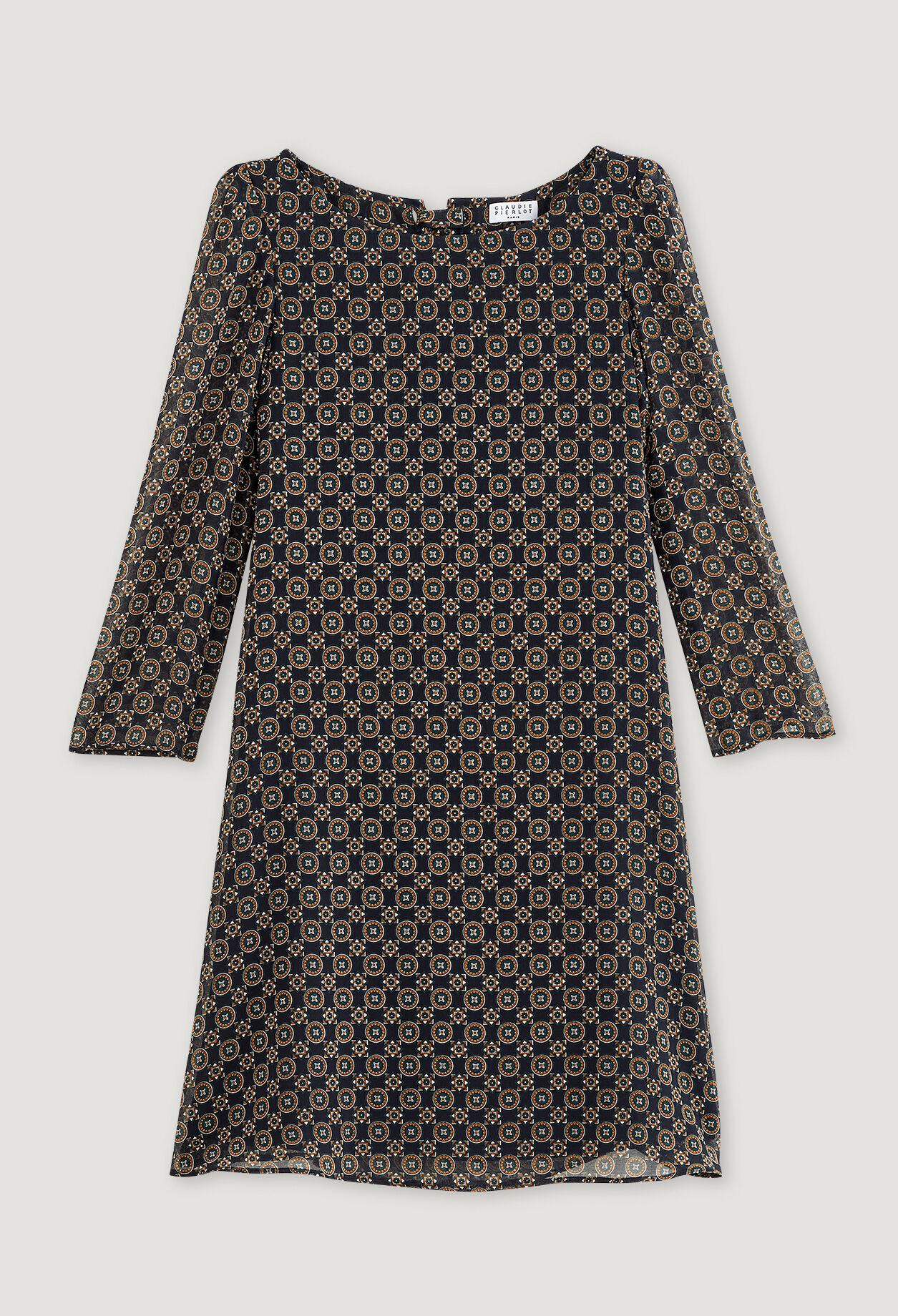 Robe midi imprimée