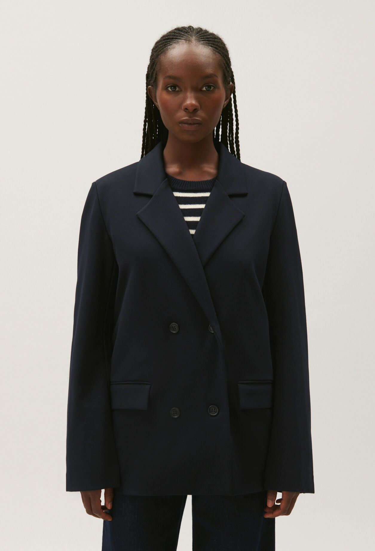Veste tailleur bleu marine pour femme Claudie Pierlot