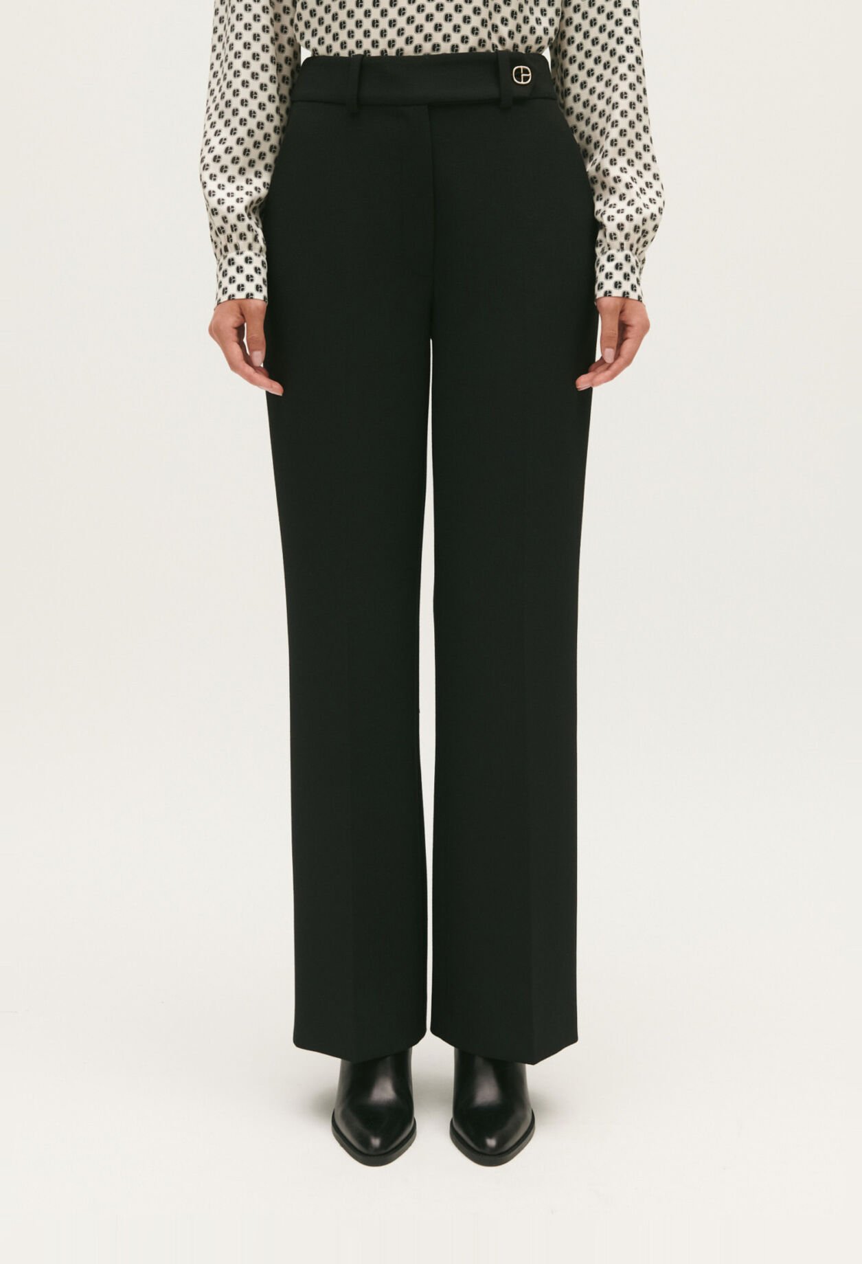 Pantalon droit noir