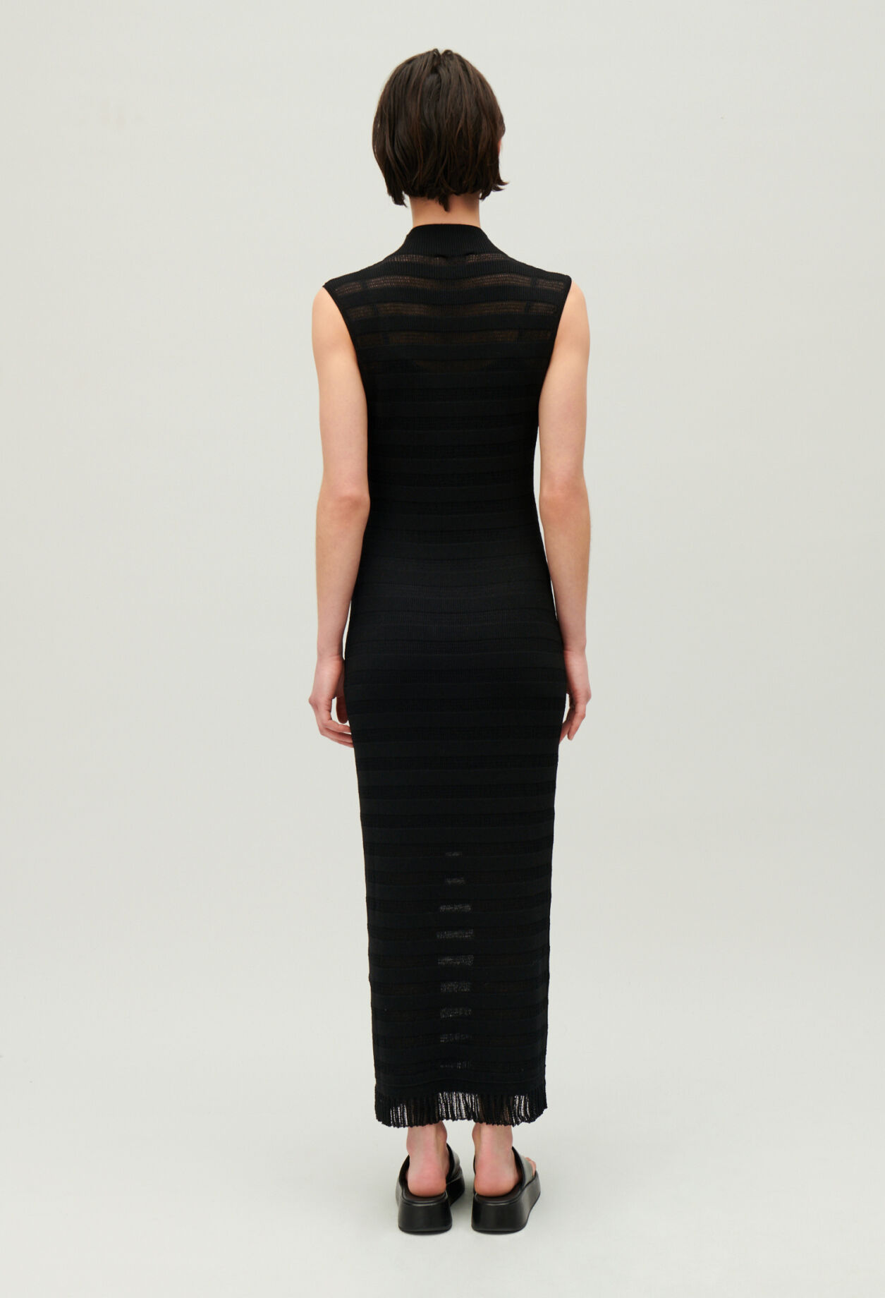 Robe longue tube noire