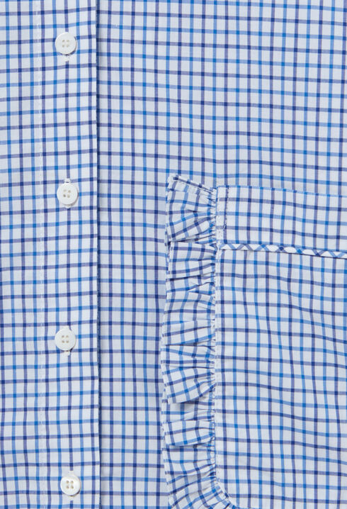 Chemise carreaux poches