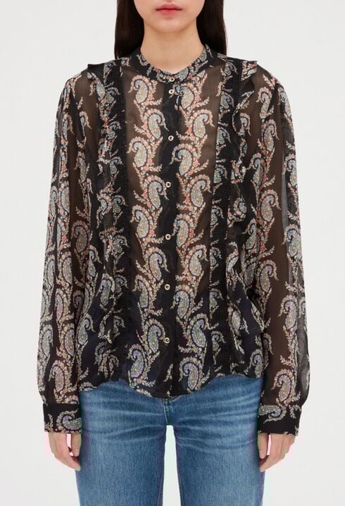 Chemise imprimé cachemire