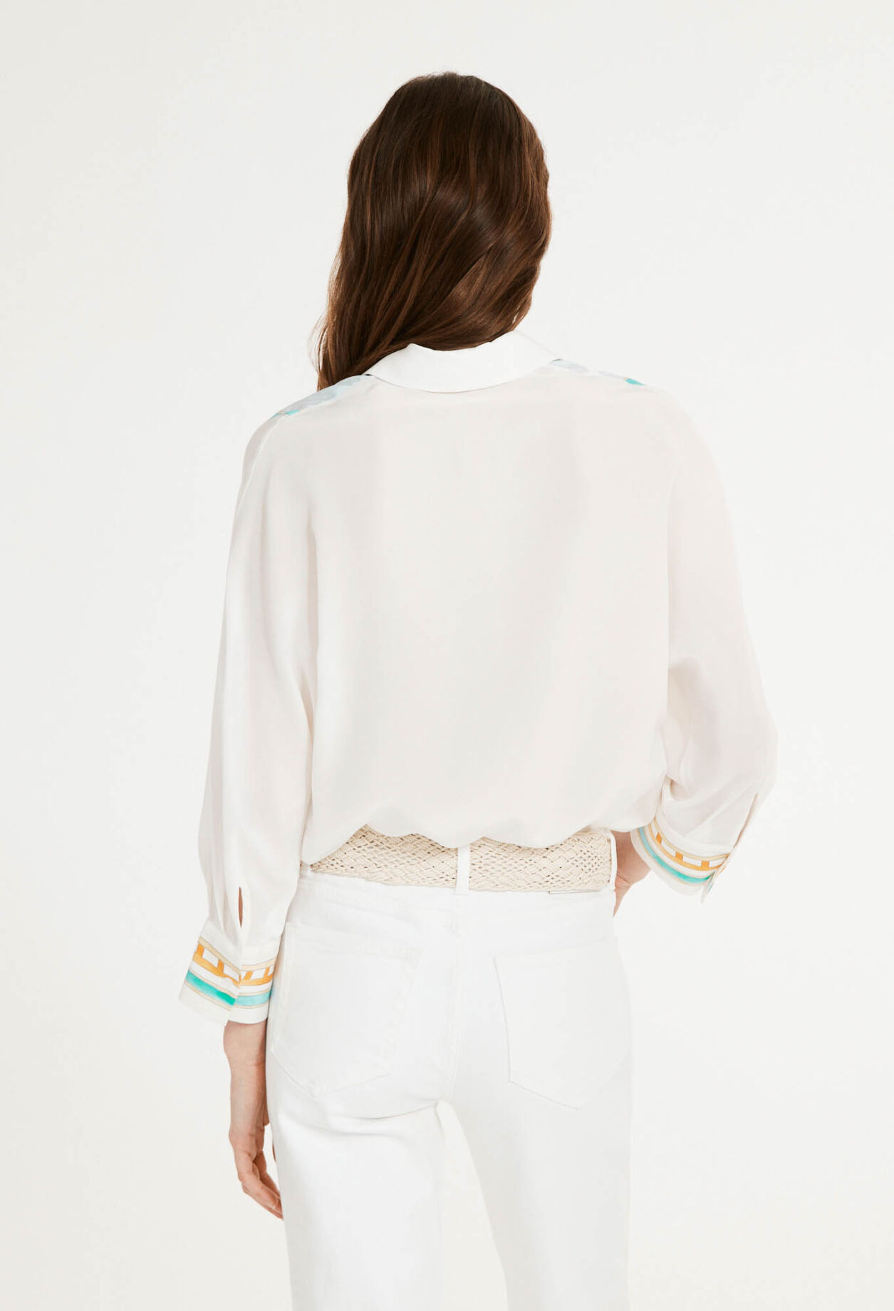 Silk printed shirt