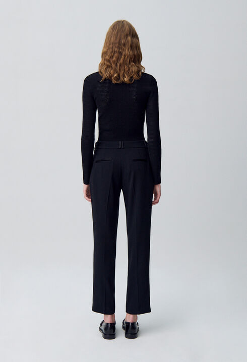 Pantalon tailleur cigarette