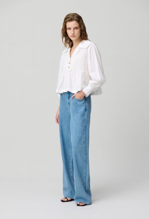 Blouse volantée