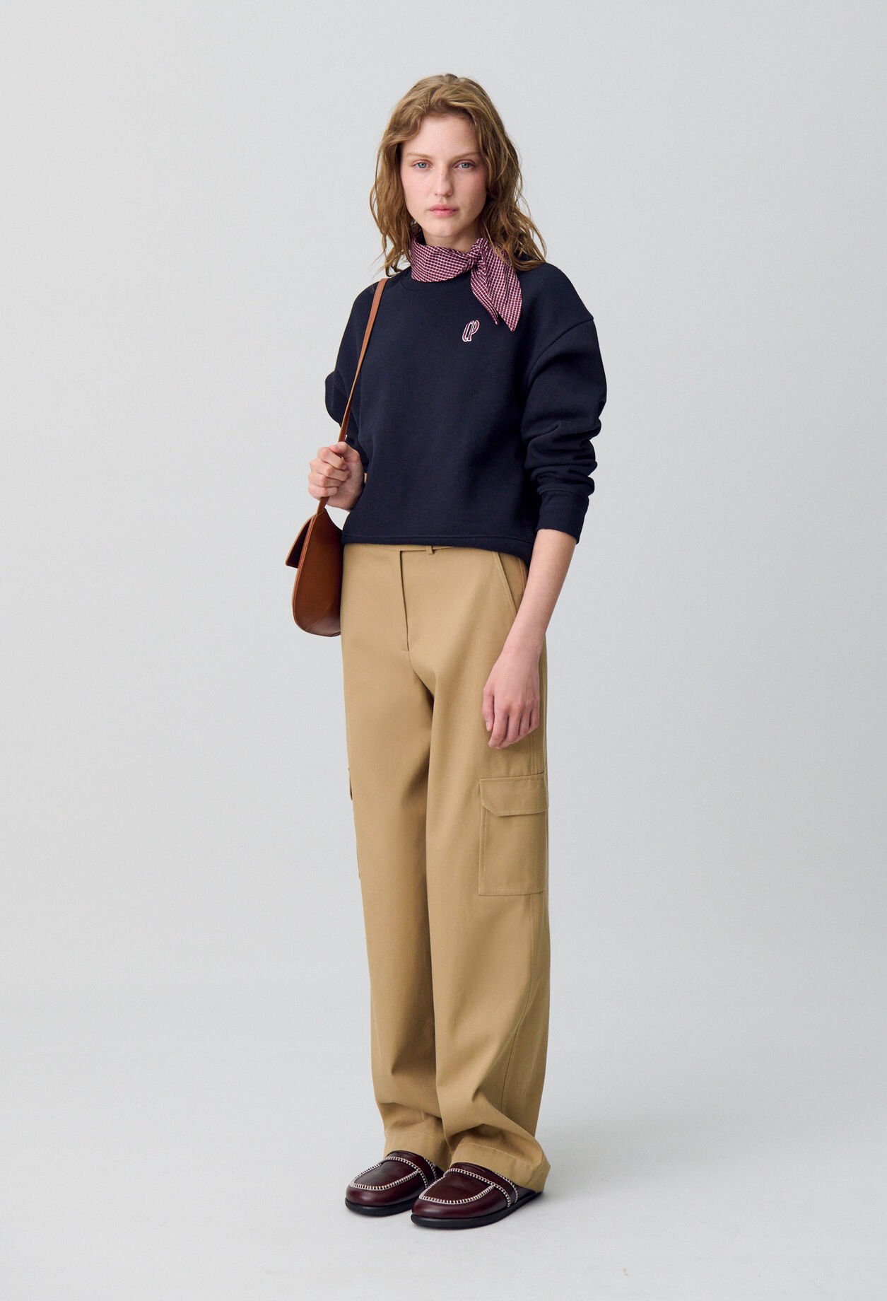 Sweatshirt col foulard