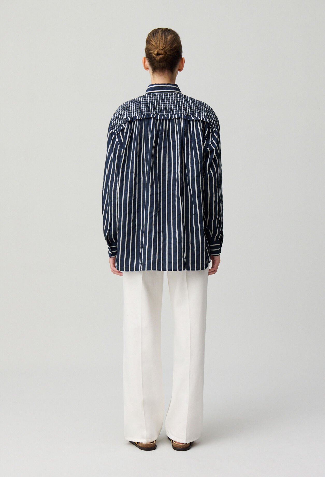 Chemise fluide rayée