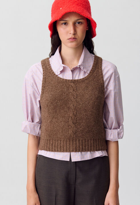 Top maille fine