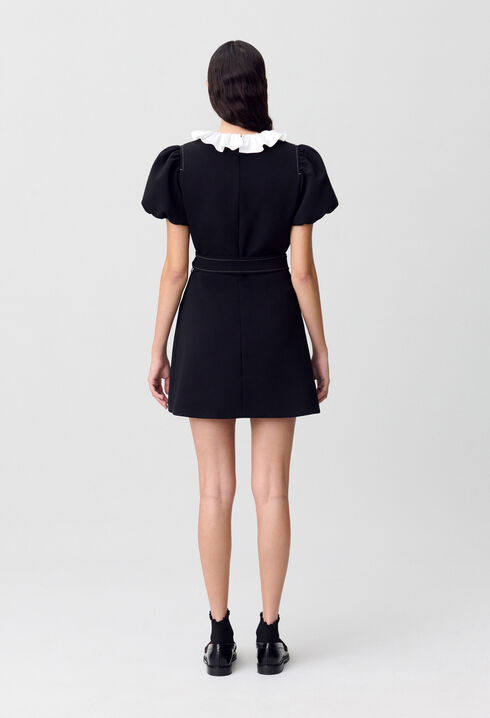 Robe courte col