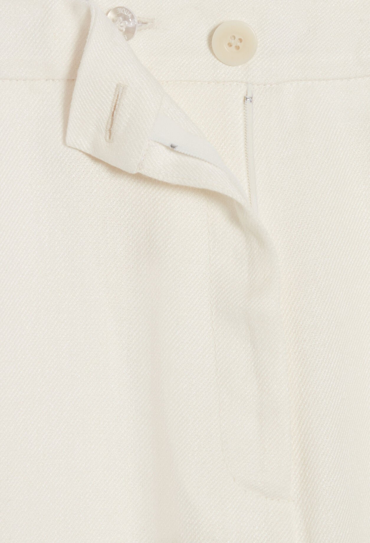 Linen blend suit trousers