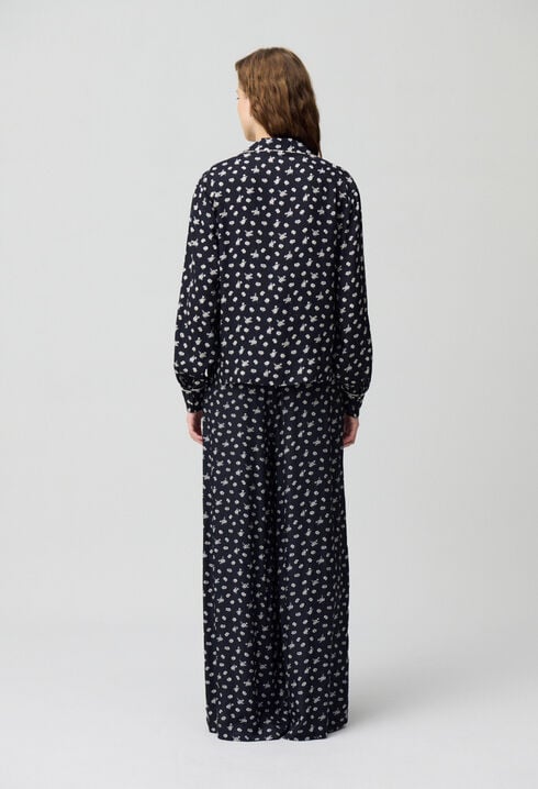 Chemise fluide courte