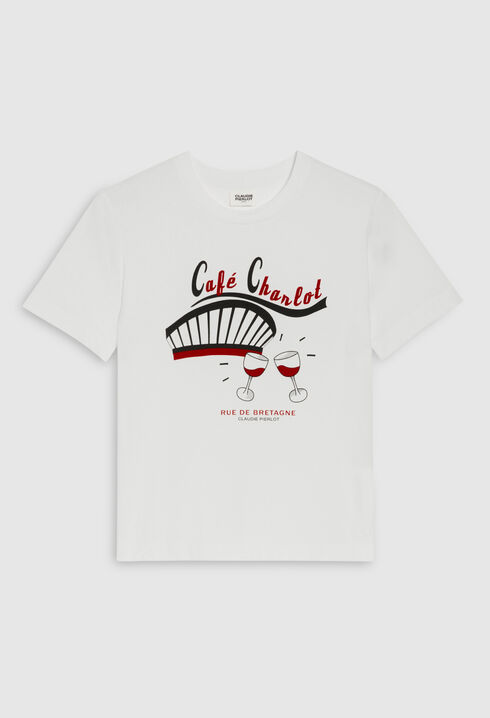 T-shirt Café Charlot écru