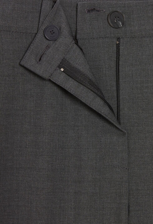 Pantalon tailleur gris chiné