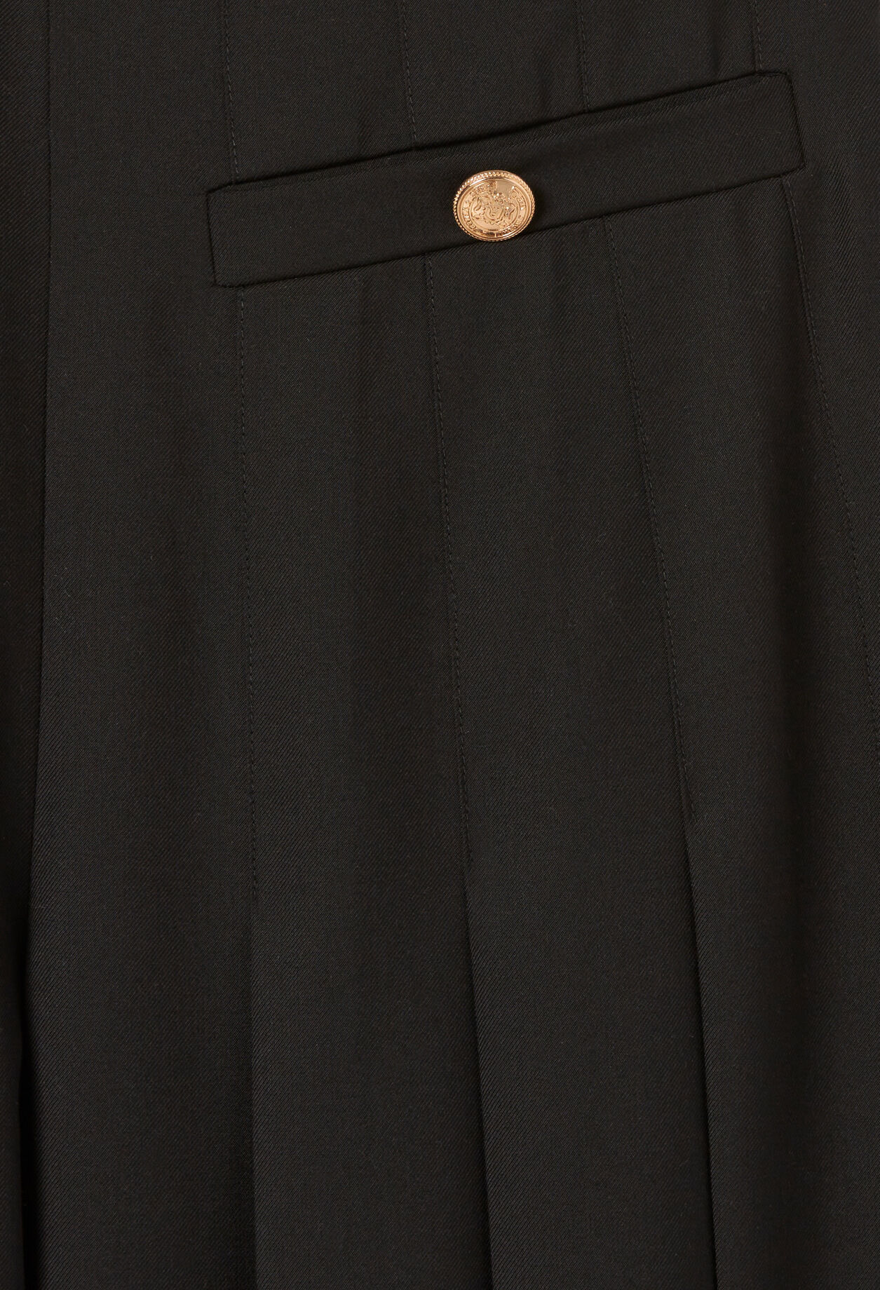 Pleated Wide-Leg Trousers