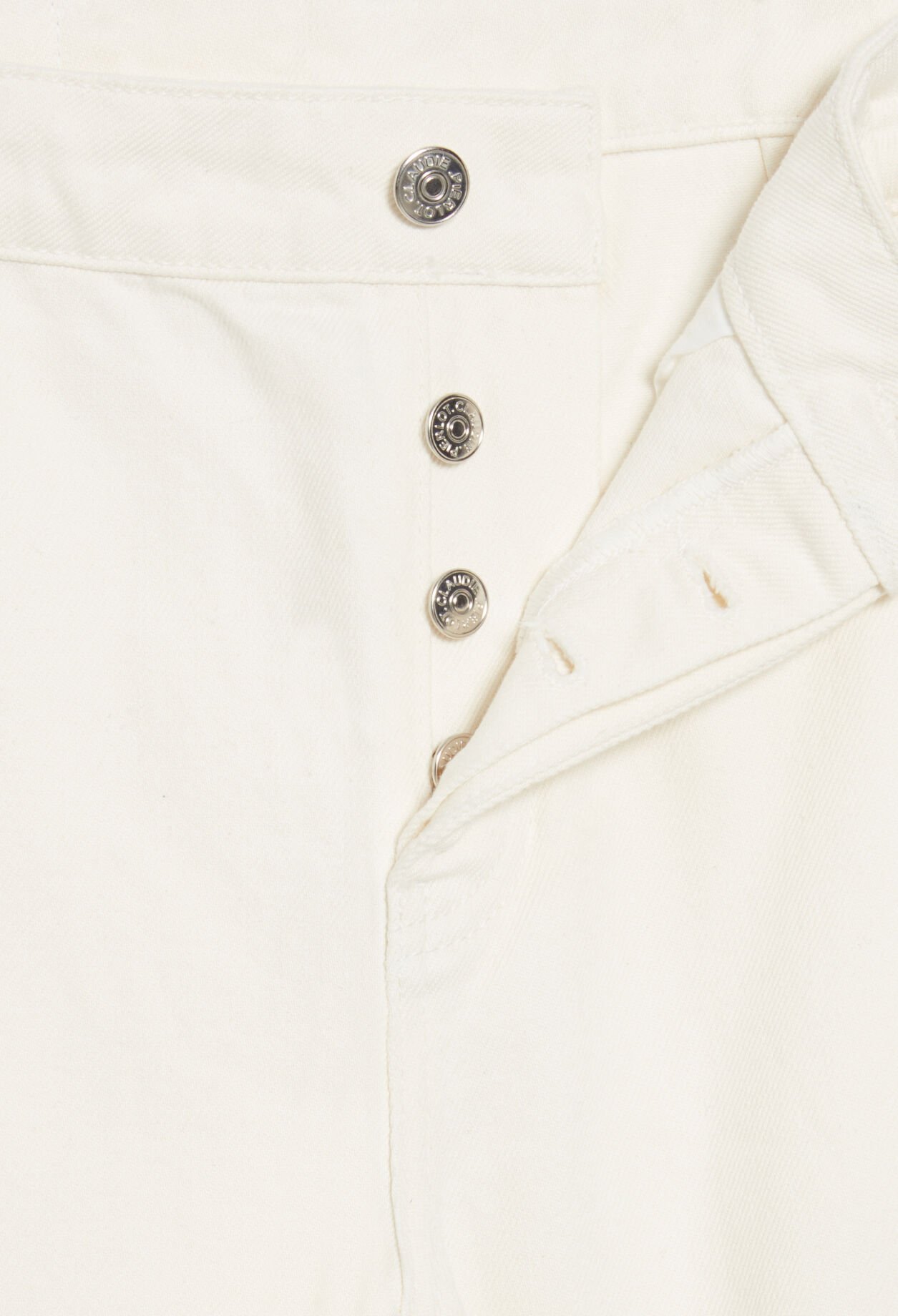 Off white straight cargo Pierre jeans