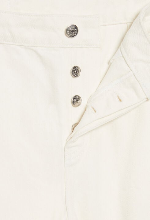 Off white straight cargo Pierre jeans