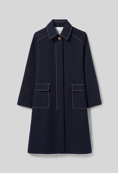 Trench mi-long ceinturé