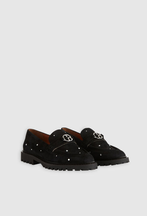 Mocassins cuir suède