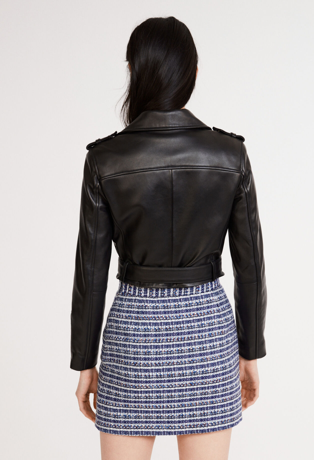 Blouson en cuir responsable