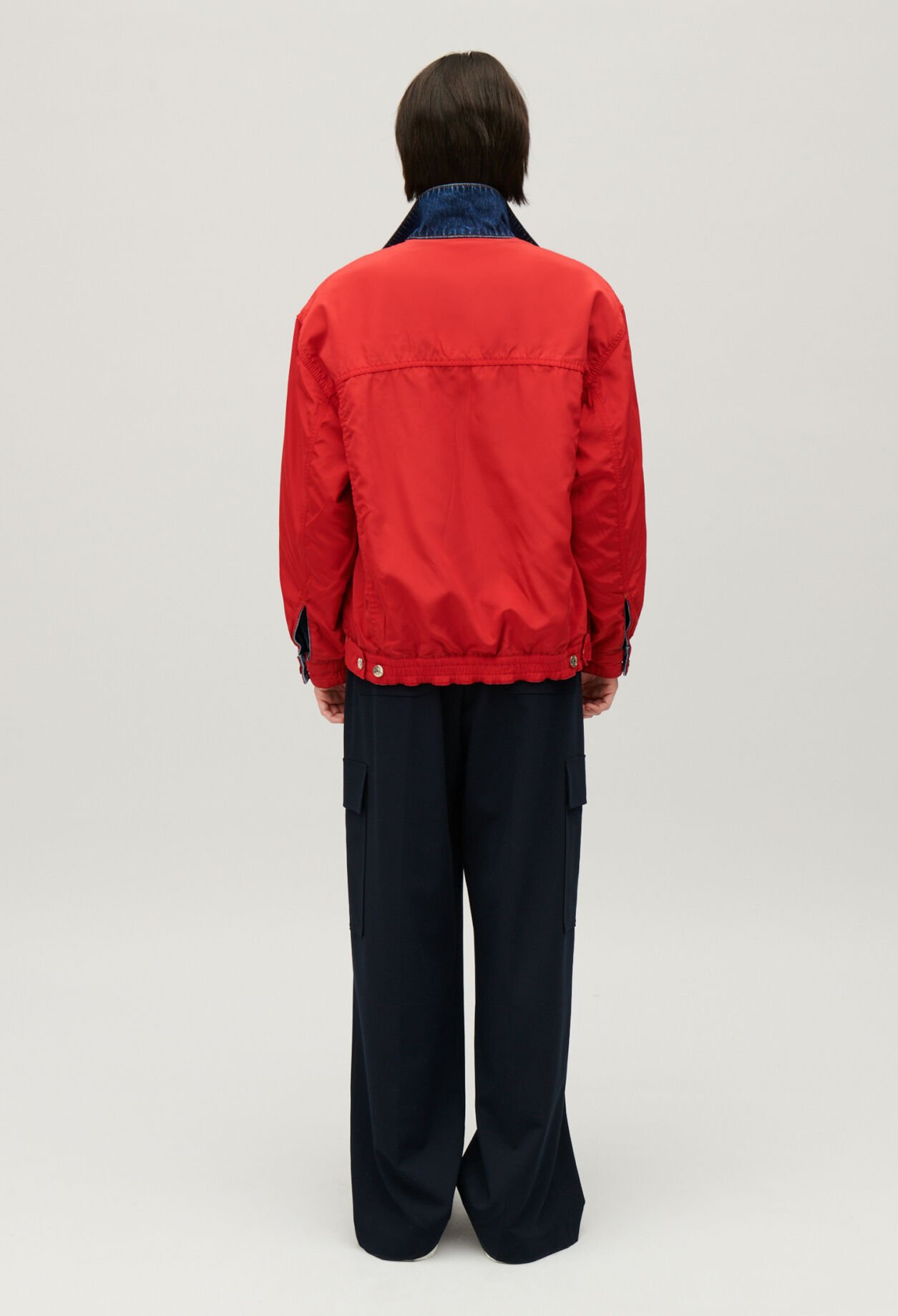 Veste oversize denim réversible