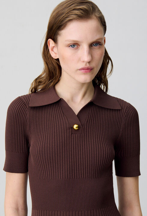 Mid-length knitted dress