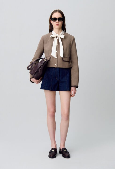 Cropped Boxy Jacket