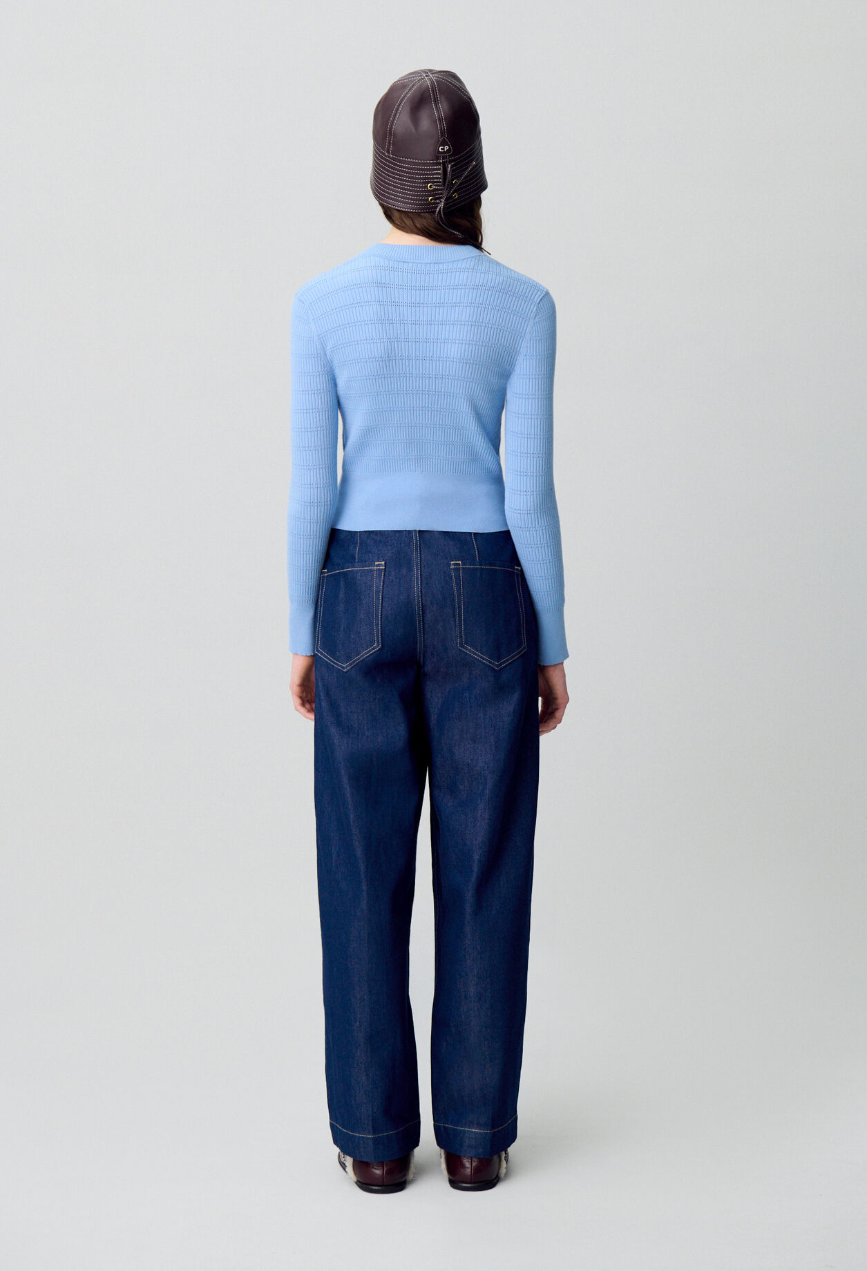 Knit Jumper with Bow Details